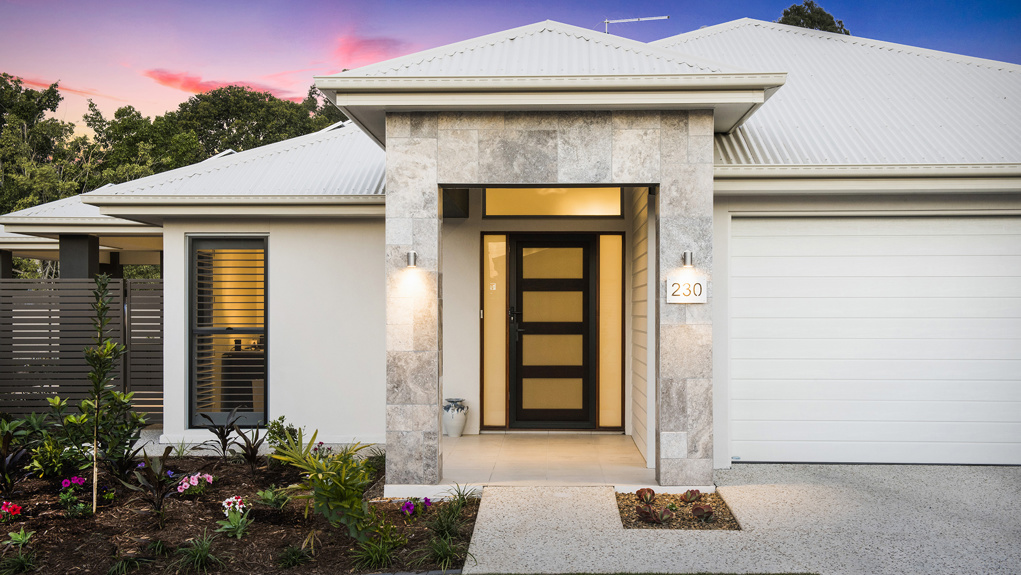 Front exterior of a home in a Stockland Halcyon community